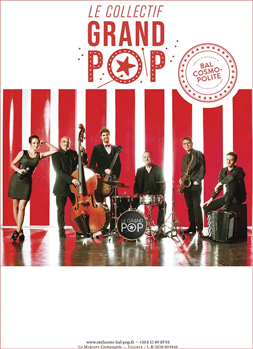 Bal cosmopolite du Grand Pop – Monéteau (Le Skenet'Eau) (affiche de l’événement)