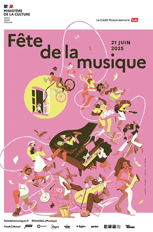 Fête de la Musique, du Spectacle et plus : Consultez le programme du jour sur My89.fr – Yonne (Villes et villages participants) (affiche de l’événement)