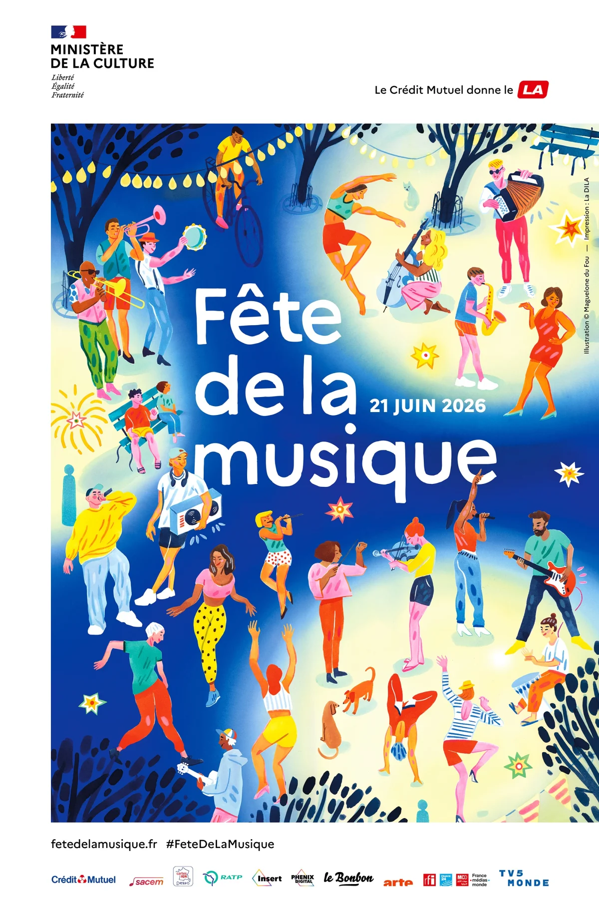 Fête de la Musique, du Spectacle et plus : Consultez le programme du jour sur My89.fr – Yonne (Villes et villages participants) (affiche de l’événement)