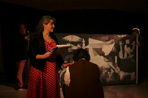 Lecture spectacle : "Le Héron de Guernica" d’Antoine Choplin avec la Compagnie Premier Baiser – Tronchoy (La Tronchoyse) (affiche de l’événement)