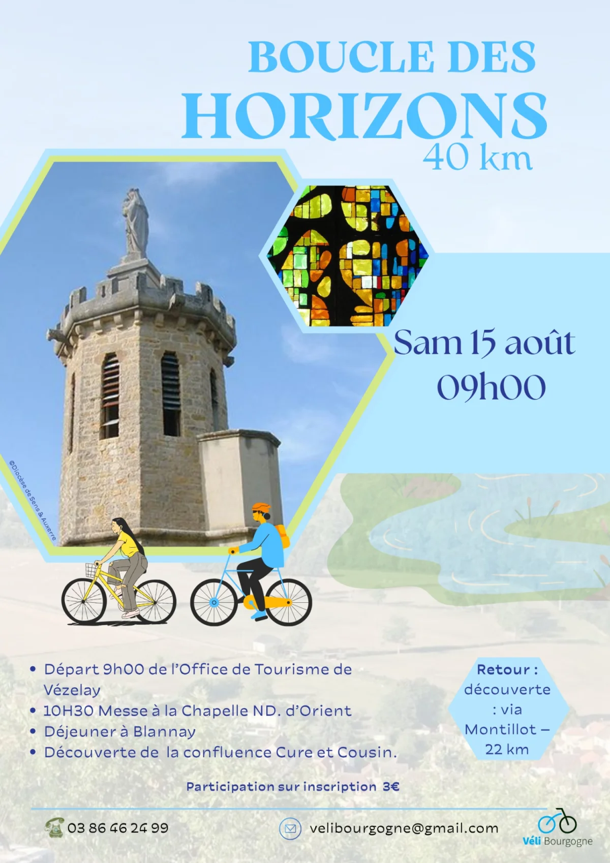 Boucle des Horizons – Vézelay (Office de Tourisme de Vézelay) (affiche de l’événement)