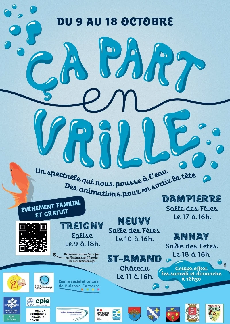 Ca part en Vrille à Dampierre ! – Dampierre-sous-Bouhy / Nièvre (Salle des fêtes) (affiche de l’événement)