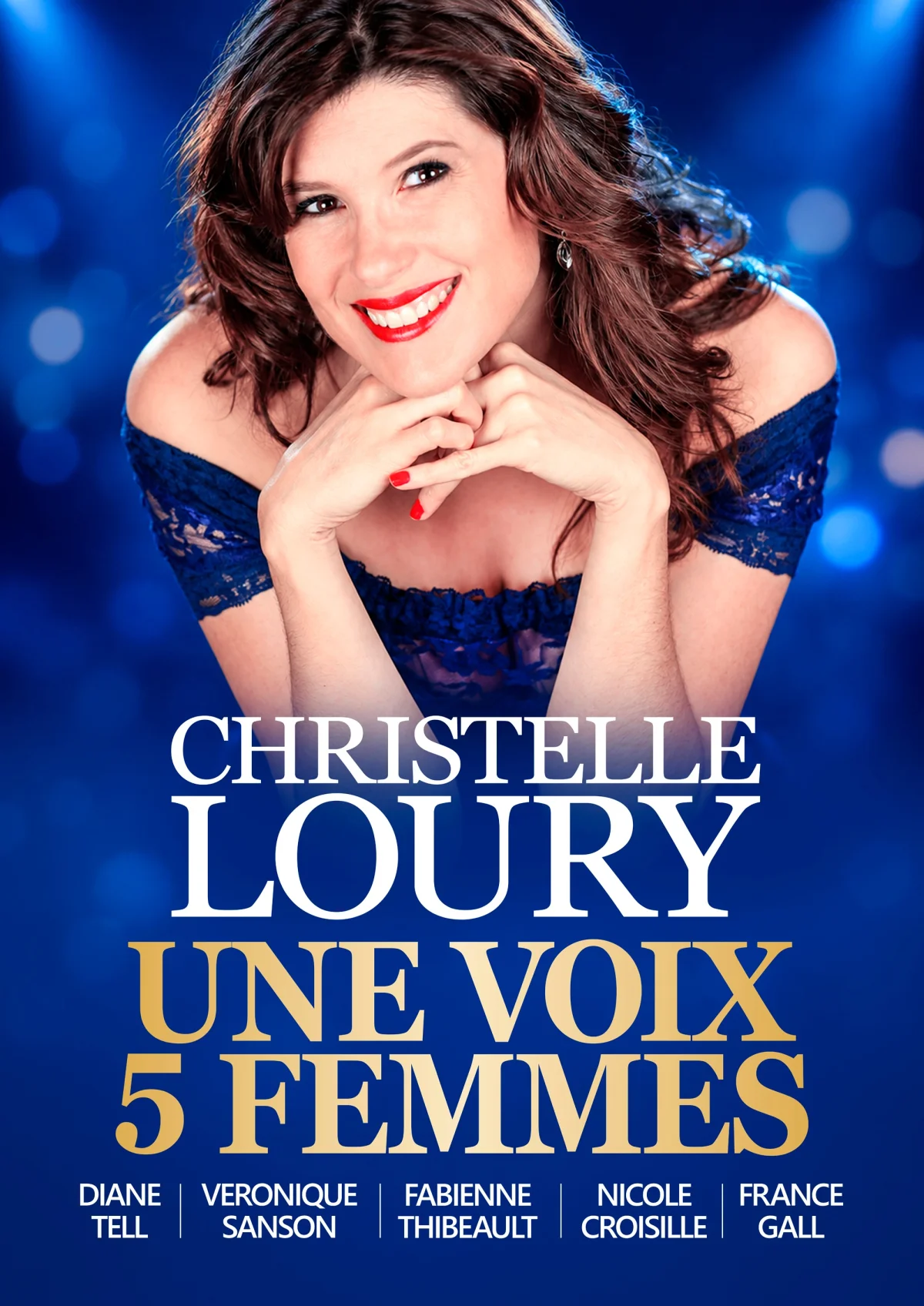 Concert "Une voix, 5 femmes" : Christelle Loury chante Diane Tell, Véronique Sanson, Fabienne Thibeault, Nicole Croisille et France Gall (nouveau spectacle) – Perrigny (Eglise Saint-Laurent) (affiche de l’événement)