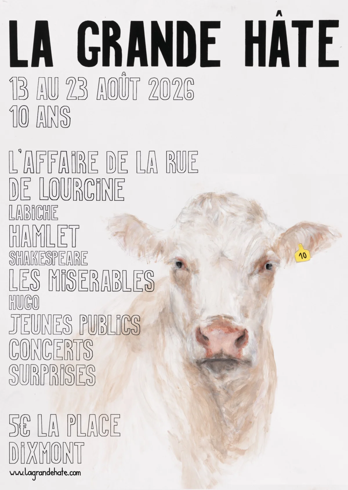 Festival de théâtre en plein air - La Grande Hâte 2026 – Dixmont (Hameau La Grande Hâte) (affiche de l’événement)
