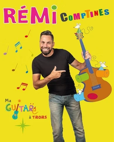 Rémi Comptines "Ma Guitare à Tiroirs" – Migennes (Cabaret l'Escale) (affiche de l’événement)