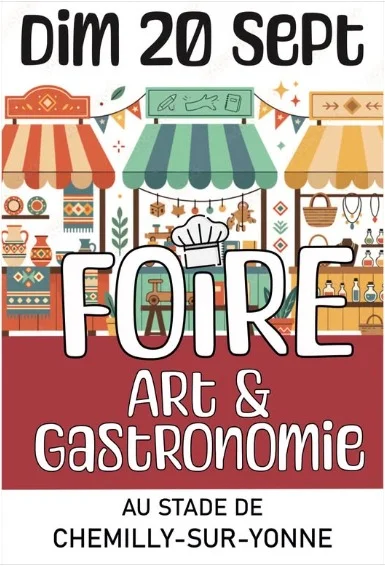 Journée Art et Gastronomie à Chemilly sur Yonne – Chemilly sur Yonne (Stade) (affiche de l’événement)