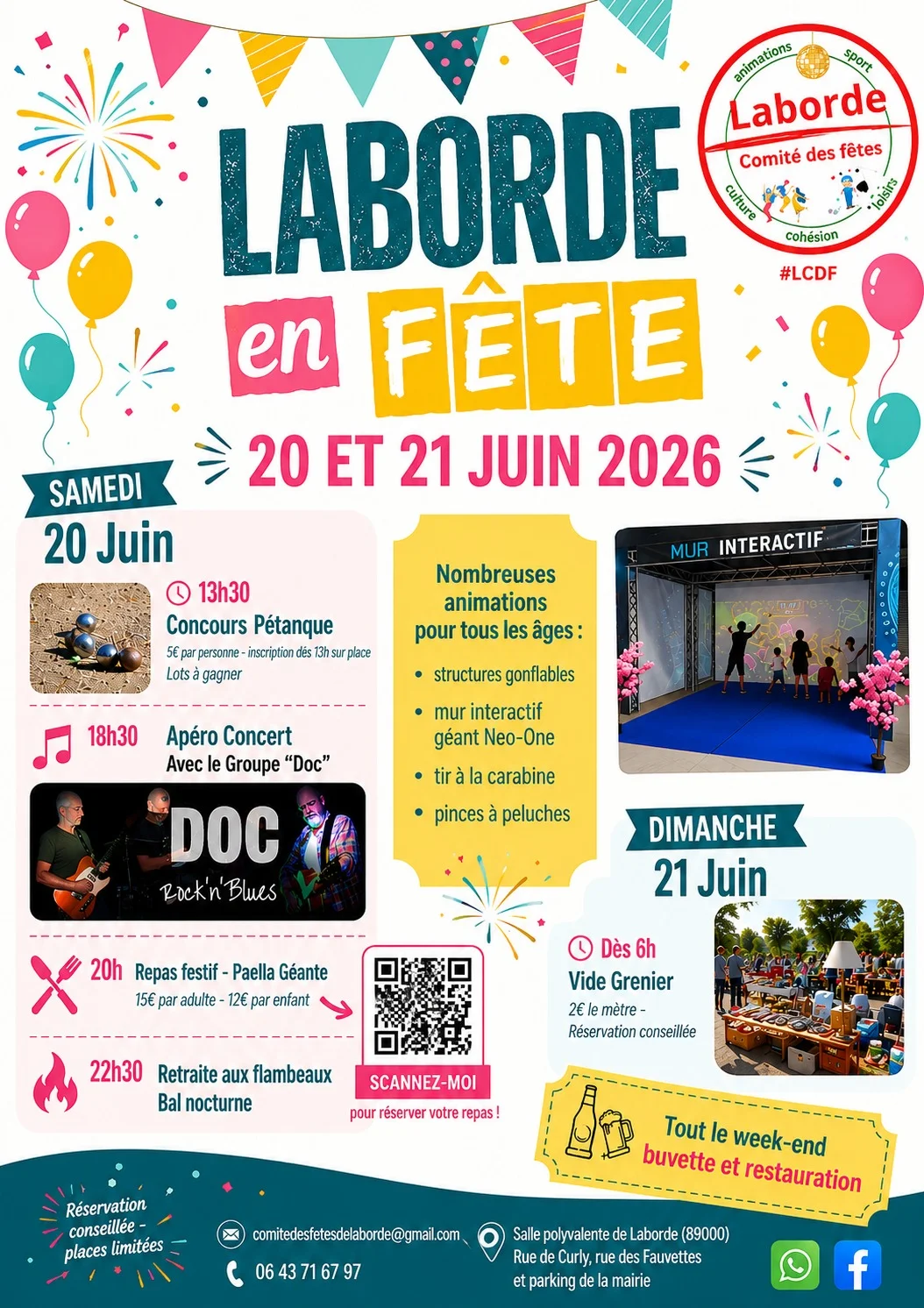 Laborde en fête 2026 – Laborde / Auxerre (Hameau de Laborde) (affiche de l’événement)