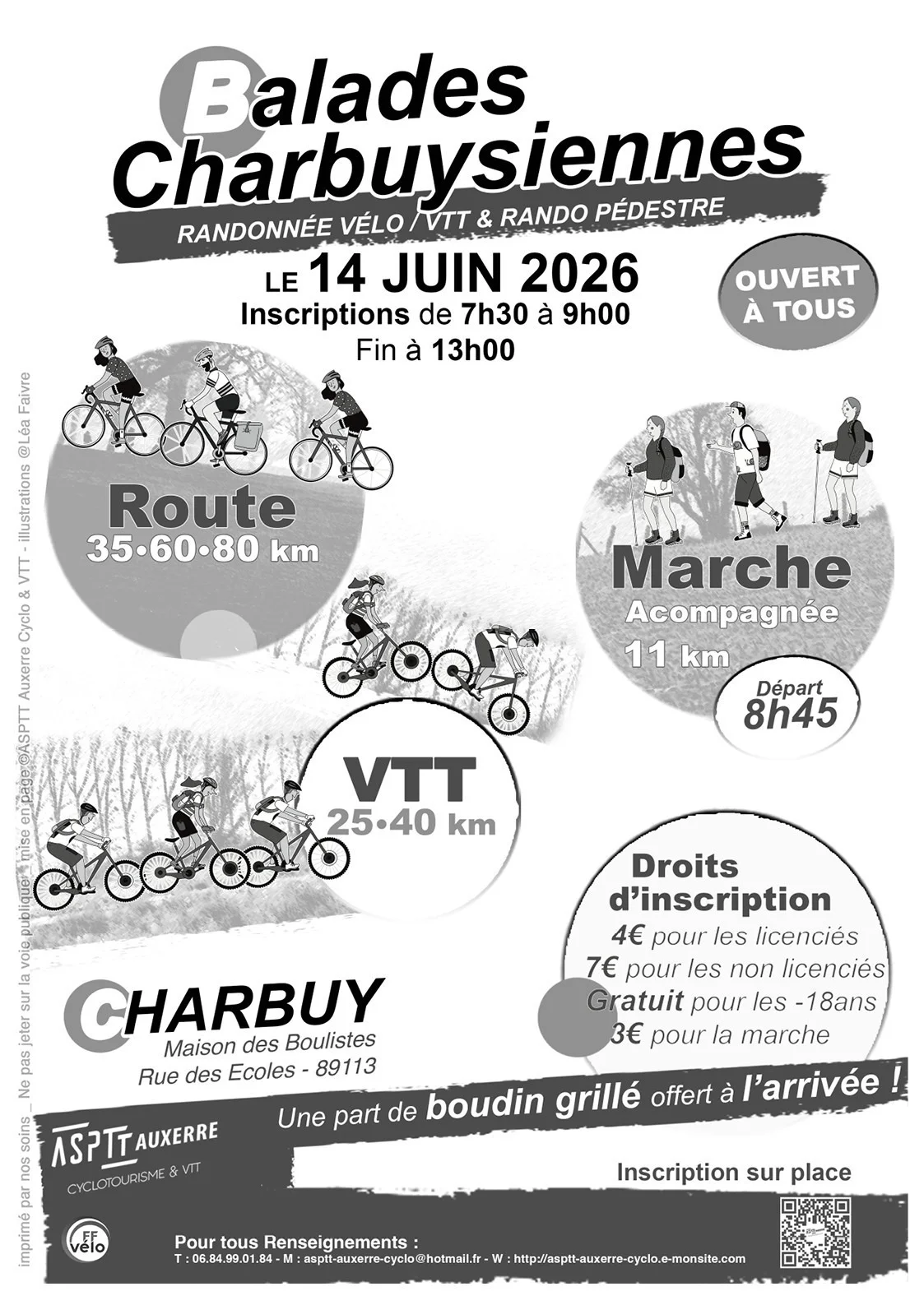 les balades charbuysiennes – Charbuy (maison des boulistes) (affiche de l’événement)