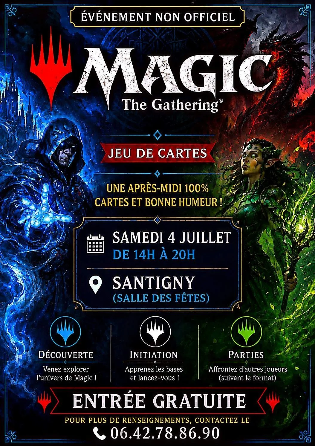 Magic the Gathering – Santigny (Salle des fêtes) (affiche de l’événement)