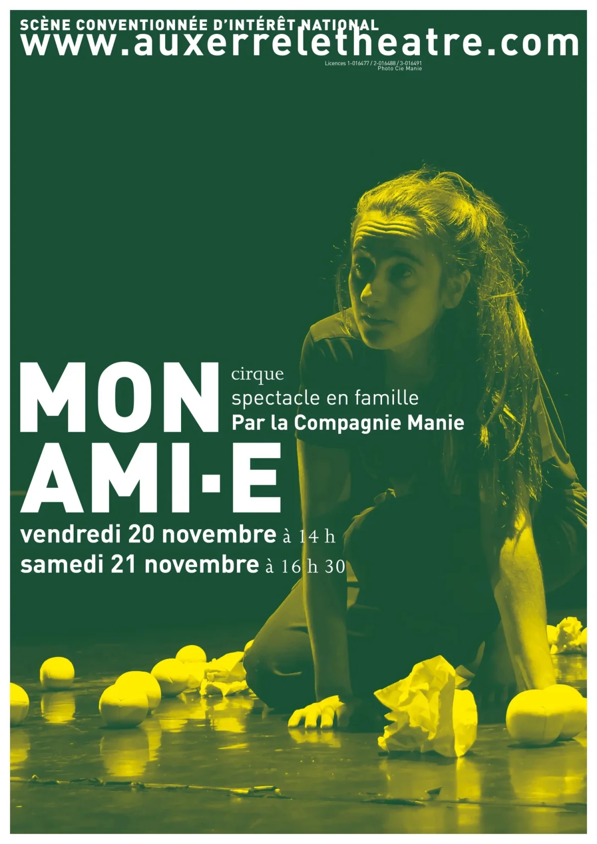 Mon ami·E – Auxerre (Théâtre d'Auxerre) (affiche de l’événement)