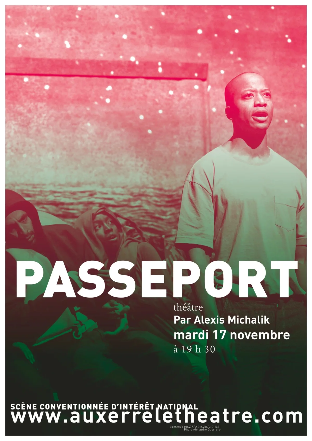 Passeport – Auxerre (Théâtre d'Auxerre) (affiche de l’événement)