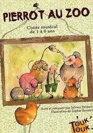 Pierrot au zoo / Spectacle Musical de 1 à 6 ans – Auxerre (théâtre La scène des quais) (affiche de l’événement)