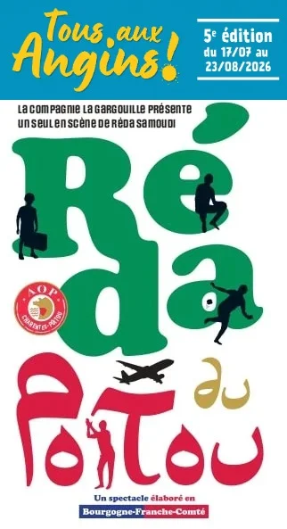 Théâtre : "Réda du Poitou" (Seul en scène qui démêle pour adultes et enfants à partir de 8 ans) dans le cadre du festival "Tous aux Angins !" – Tannerre-en-Puisaye (Lieu-dit Les Angins / sous chapiteau) (affiche de l’événement)