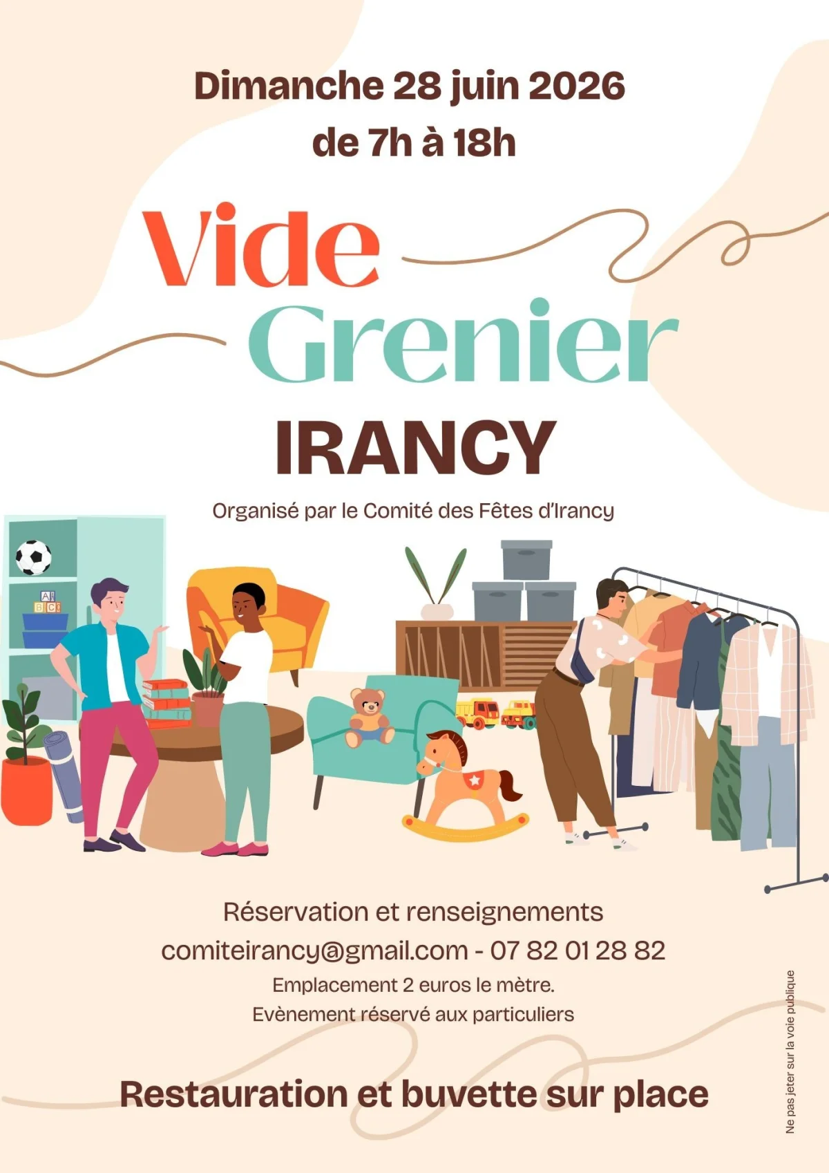Vide Grenier – Irancy (rue Soufflot) (affiche de l’événement)