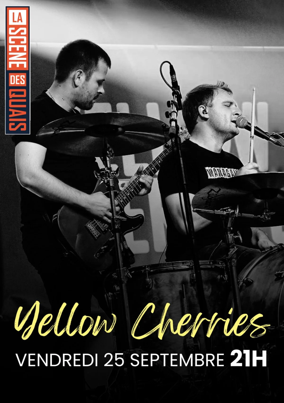 Yellow Cherries en concert – Auxerre (Théâtre de La scène des quais) (affiche de l’événement)