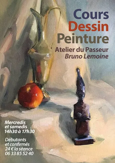 Cours de dessin et peinture Atelier du Passeur - Bruno Lemoine