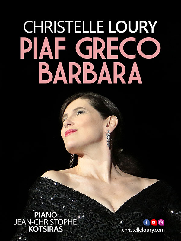 Affiche Piaf Gréco Barbara