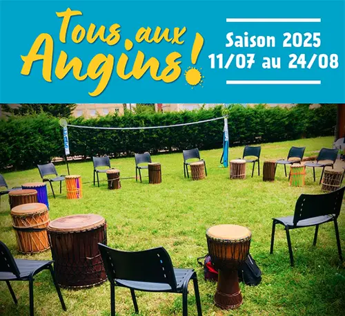 Atelier de pratique artistique : Percussions (À partir de 14 ans) dans le cadre du Festival "Tous aux Angins !" – Tannerre-en-Puisaye (Lieu-dit Les Angins) (affiche de l’événement)