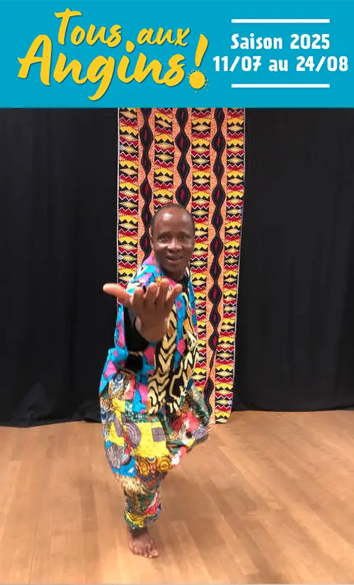 Atelier de pratique artistique : Danse africaine traditionnelle (En famille à partir de 14 ans) dans le cadre du Festival "Tous aux Angins !" – Tannerre-en-Puisaye (Lieu-dit Les Angins) (affiche de l’événement)