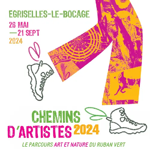 Chemins d Artistes Le Ruban Vert Villeneuve sur Yonne 8 juin 21 sept 2024.webp