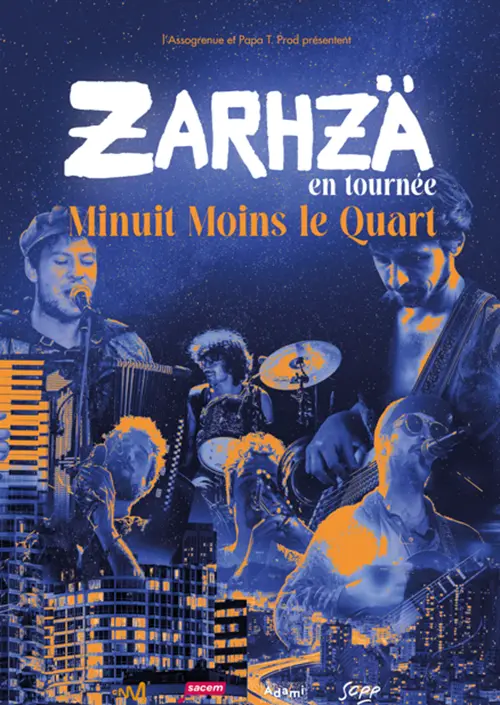 Zarhzä en concert exceptionnel – Avallon (Le Garage) (affiche de l’événement)