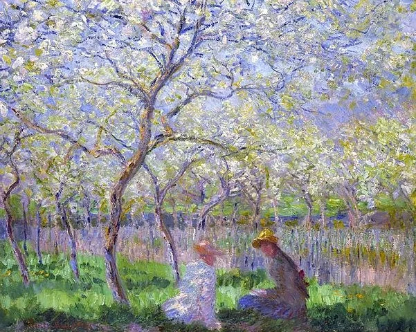 4ème conférence : "Impressionnisme et néo-impressionnisme (1874-1890)" dans le cadre d'un cycle de 5 conférences sur l'évolution de la peinture au 19ème siècle – Auxerre (salle des conférences de l'Abbaye Saint-Germain) (affiche de l’événement)