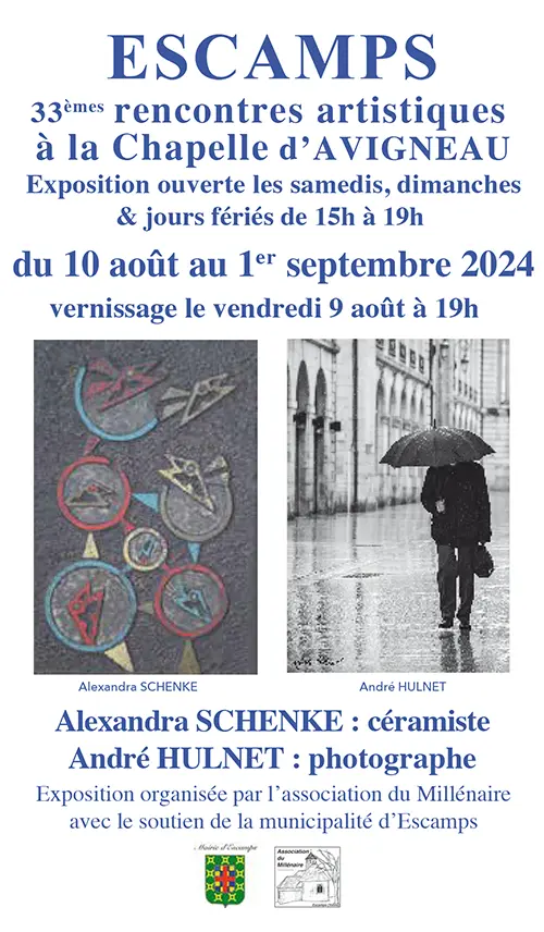 Expo rencontres artistiques Chapelle Avigneau Escamps 10 08 2024.webp.webp