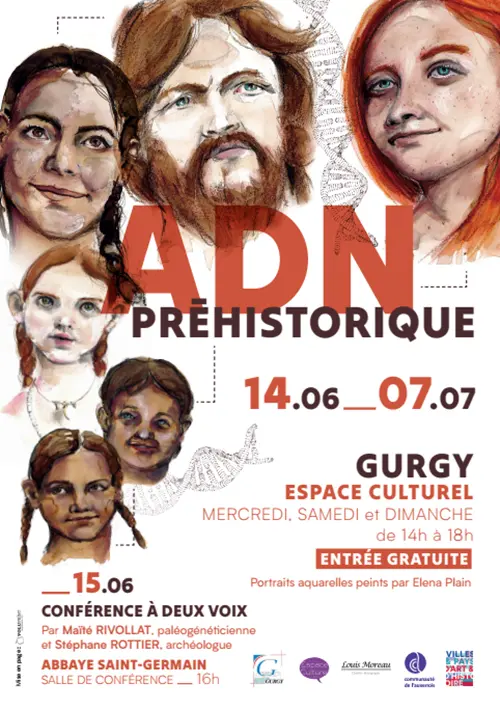 Exposition ADN Prehistorique Gurgy 14 juin au 07 juillet 2024.webp