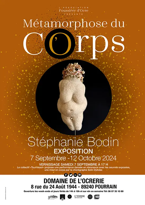 Exposition Stephanie Bodin Poussiere d Ocre Pourrain sept oct 2024.webp