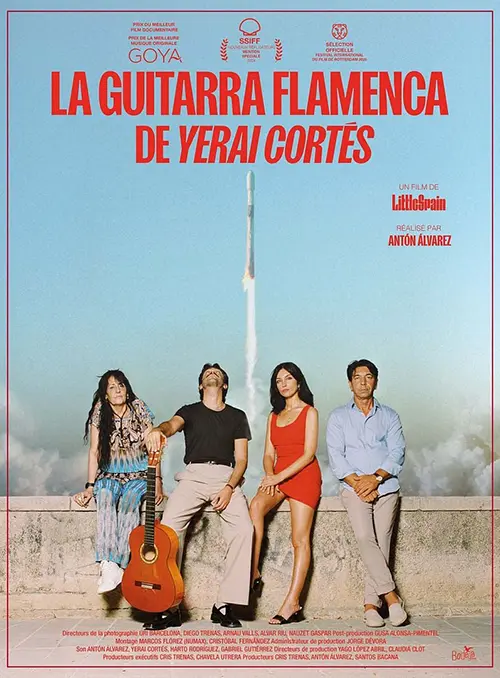 Projection du film musical "Guitarra flamenca" d'Antón Álvarez (sortie en salle en juillet 2025) – Joigny (Cinéma Agnès Varda / Place Cassini) (affiche de l’événement)