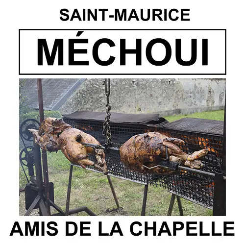 Méchoui – Saint-Maurice-aux-Riches-Hommes (Salle polyvalente) (affiche de l’événement)