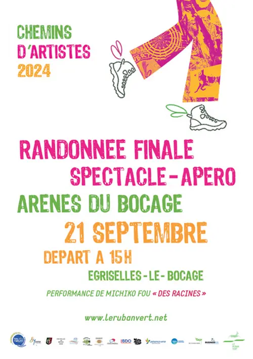 Rando finale Chemins d Artistes Le Ruban Vert Egriselles le Bocage 21 09 2024.webp