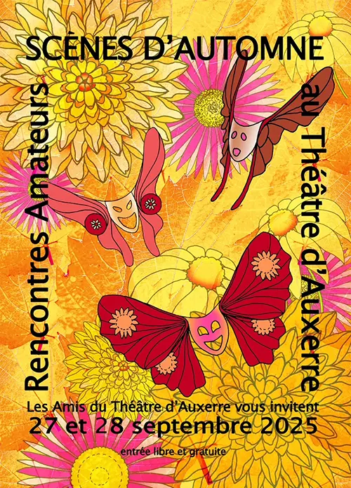13ème édition des Scènes d'Automne (Festival de théâtre amateur sur 2 jours) – Auxerre (Théâtre d’Auxerre) (affiche de l’événement)