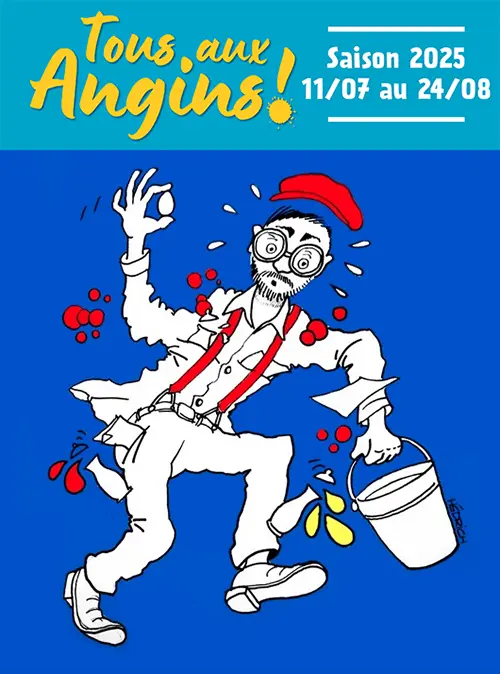 Théâtre jeune public : "Théodore le magicien" (A partir de 4 ans) dans le cadre du Festival "Tous aux Angins !" – Tannerre-en-Puisaye (Lieu-dit Les Angins) (affiche de l’événement)
