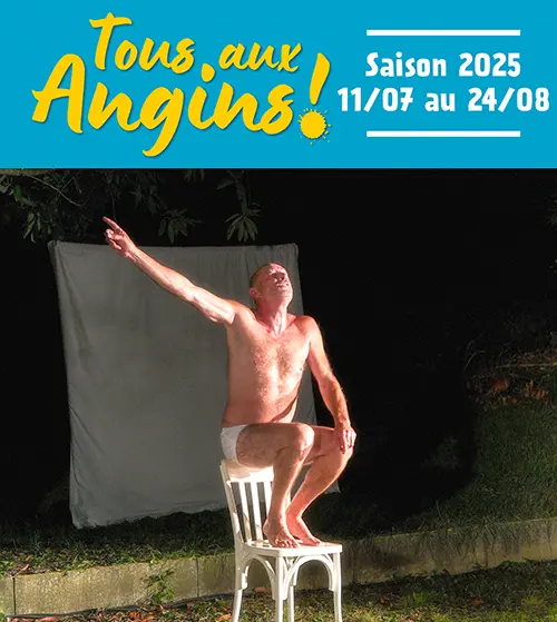 Théâtre : "Le journal d’un fou" (Tout public à partir de 12 ans) dans le cadre du Festival "Tous aux Angins !" – Tannerre-en-Puisaye (Lieu-dit Les Angins) (affiche de l’événement)