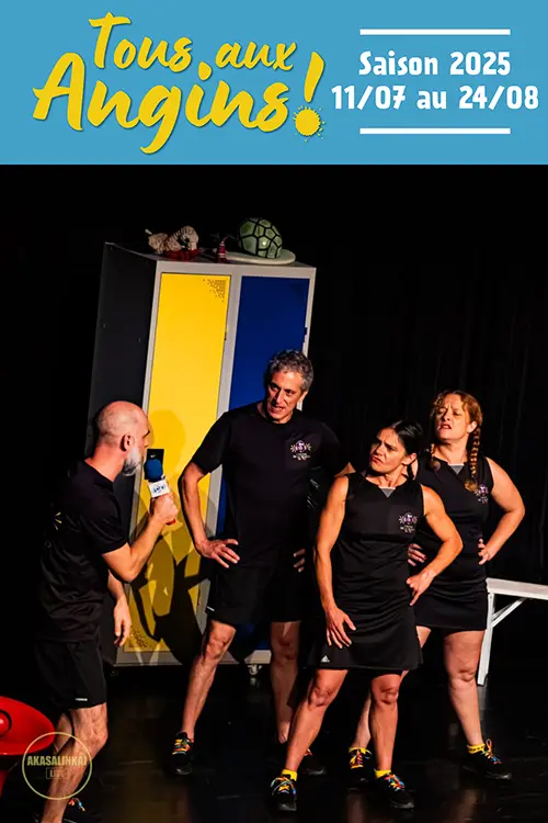 Théâtre : "L’Histoire de la Réunion en une heure" (Tout public) dans le cadre du Festival "Tous aux Angins !" – Tannerre-en-Puisaye (Lieu-dit Les Angins) (affiche de l’événement)