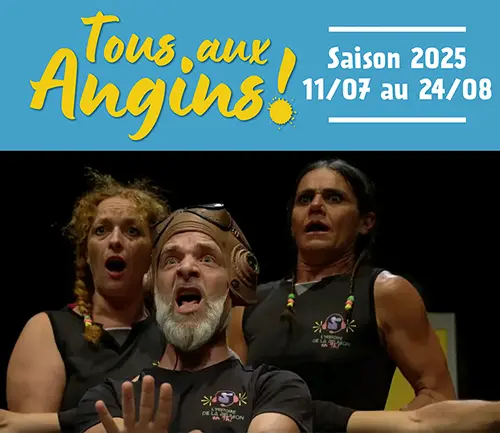 Théâtre : "La Tragibile d'Andromaque" (Tout public à partir de 12 ans) dans le cadre du Festival "Tous aux Angins !" – Tannerre-en-Puisaye (Lieu-dit Les Angins) (affiche de l’événement)