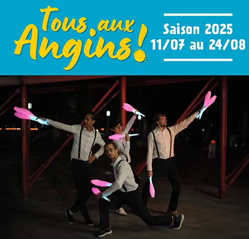 Cirque / Jonglage : "Héros-nés" (Cirque / Jonglage – Tout public) dans le cadre du Festival "Tous aux Angins !" – Tannerre-en-Puisaye (Lieu-dit Les Angins) (affiche de l’événement)