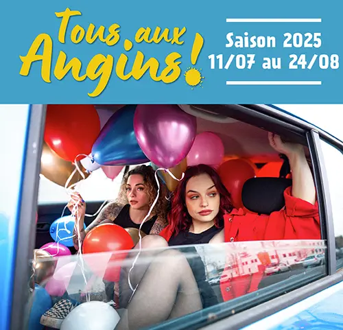 Musique avec Copycat (Duo pop féminin) dans le cadre du Festival "Tous aux Angins !" – Tannerre-en-Puisaye (Lieu-dit Les Angins) (affiche de l’événement)