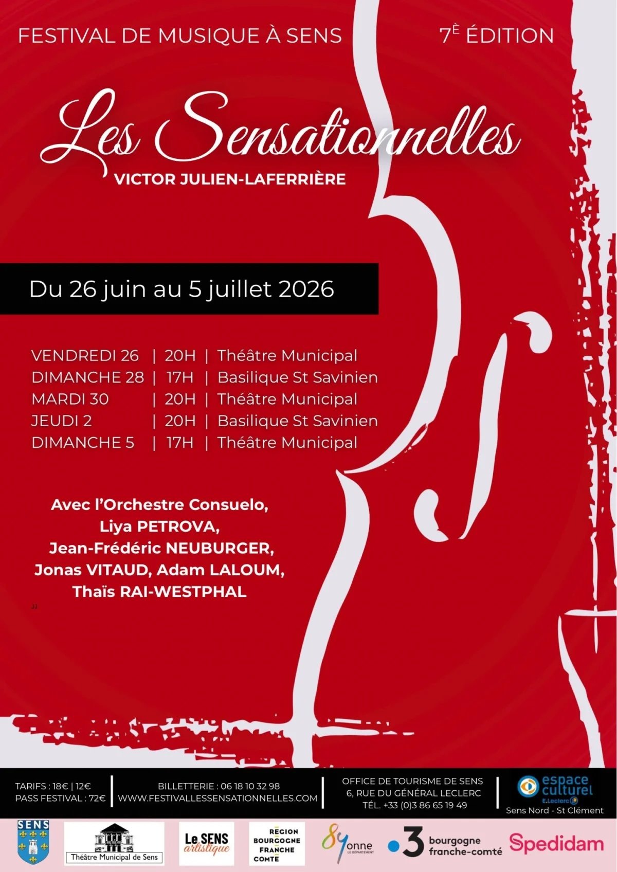 Autour du lied et de la mélodie, concert familial / Découvrez en famille la mélodie et le lied, autour d'une narration musicale, à partir de 8 ans / Avec Thaïs Rai-Westphal (soprano), Jonas Vitaud (piano), Lucien Julien-Laferrière (narration) / Jonas Vita – Sens (Basilique Saint Savinien) (affiche de l’événement)