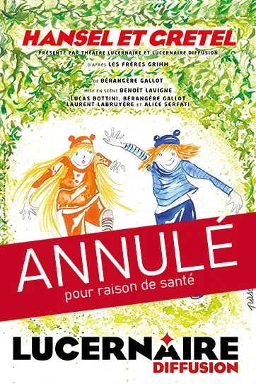 Annulé // Spectacle jeunesse "Hansel et Gretel" – Monéteau (Le Skenet'Eau) (affiche de l’événement)