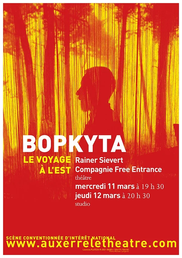 BOPKYTA, le voyage à l'Est – Auxerre (Théâtre d'Auxerre) (affiche de l’événement)