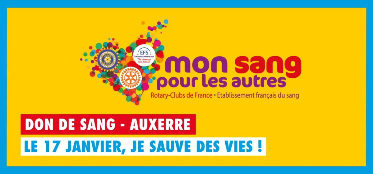 Collecte de Sang évènementielle: Mon Sang Pour les Autres – Auxerre (Gymnase Bienvenu Martin) (affiche de l’événement)