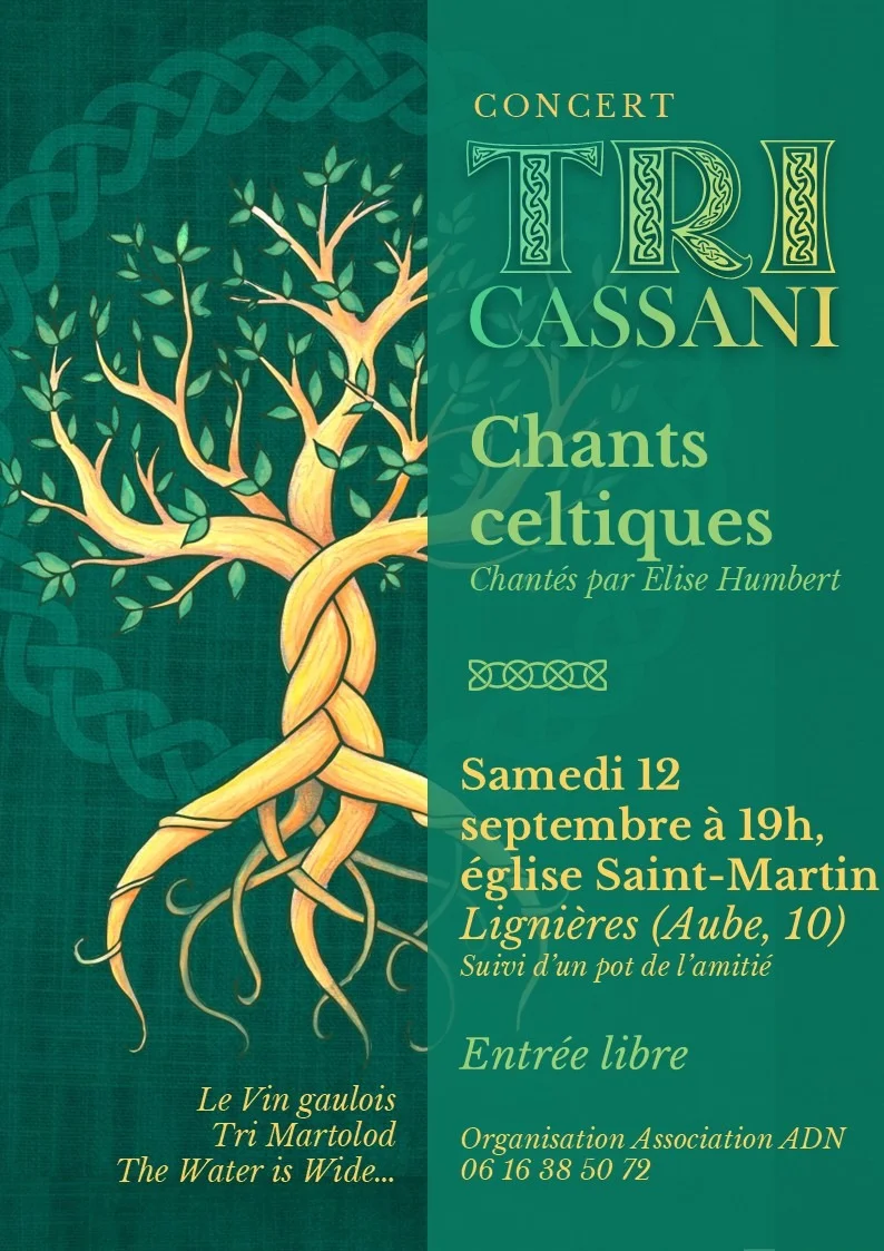 Concert Tri Cassani par Elise Humbert – Lignières / Aube (Eglise Saint Martin) (affiche de l’événement)