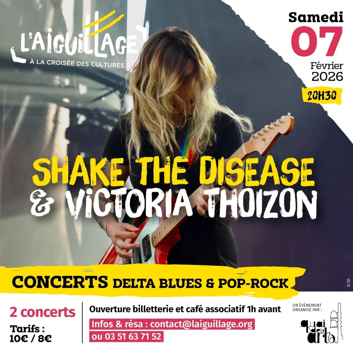 Concerts shake the disease et victoria thoizon – Polisot / Aube (L'aiguillage) (affiche de l’événement)