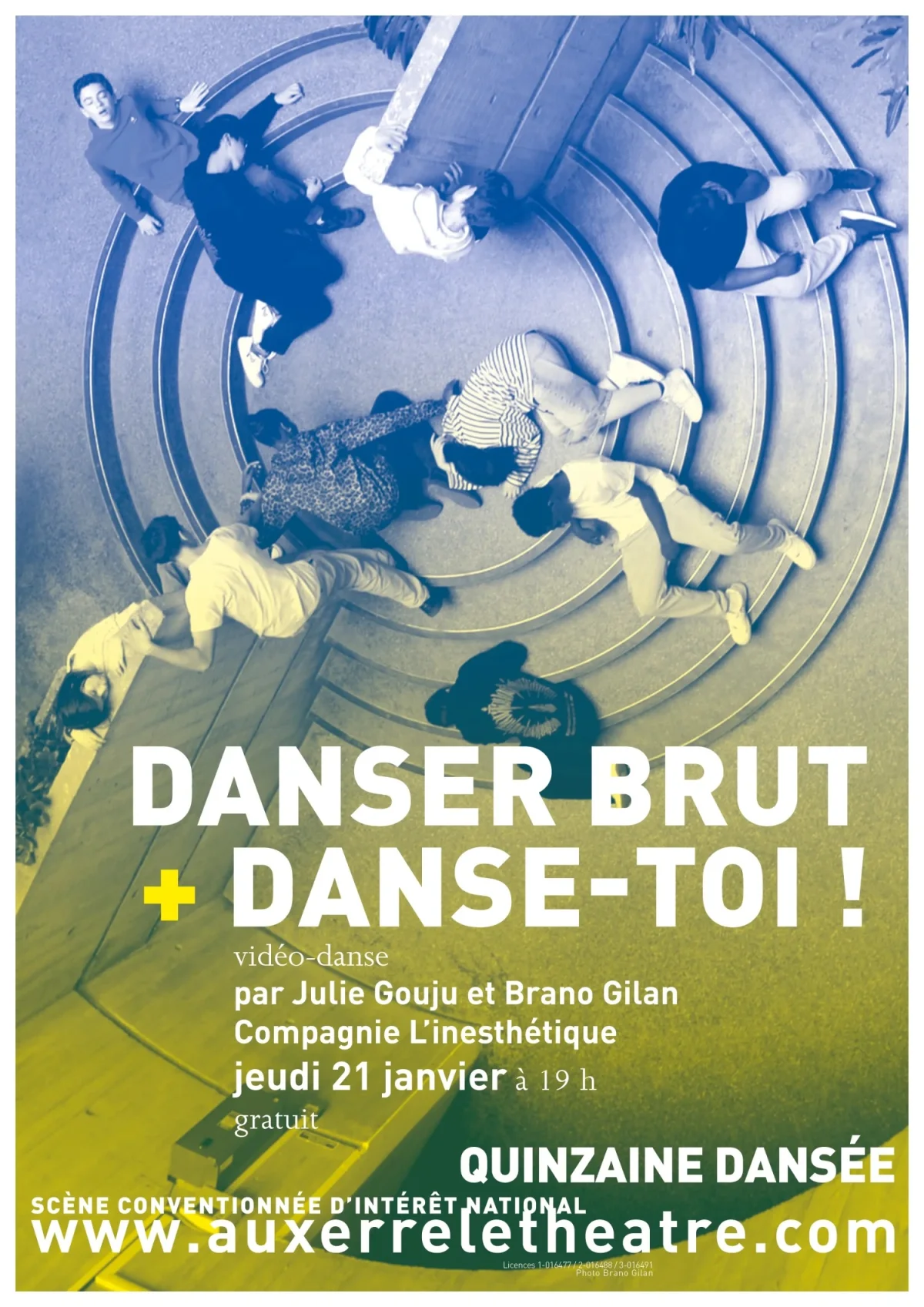 Danser Brut + Danse-toi ! – Auxerre (Théâtre d'Auxerre) (affiche de l’événement)