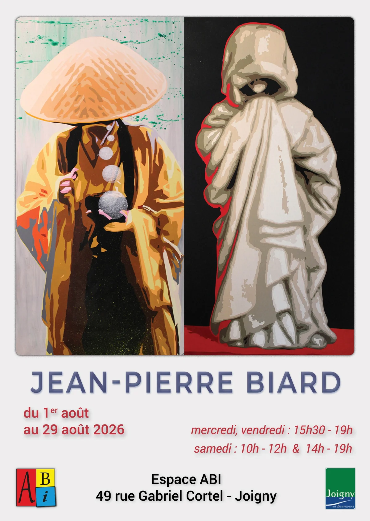 Exposition de Jean-Pierre Biard – Joigny (Espace ABI) (affiche de l’événement)