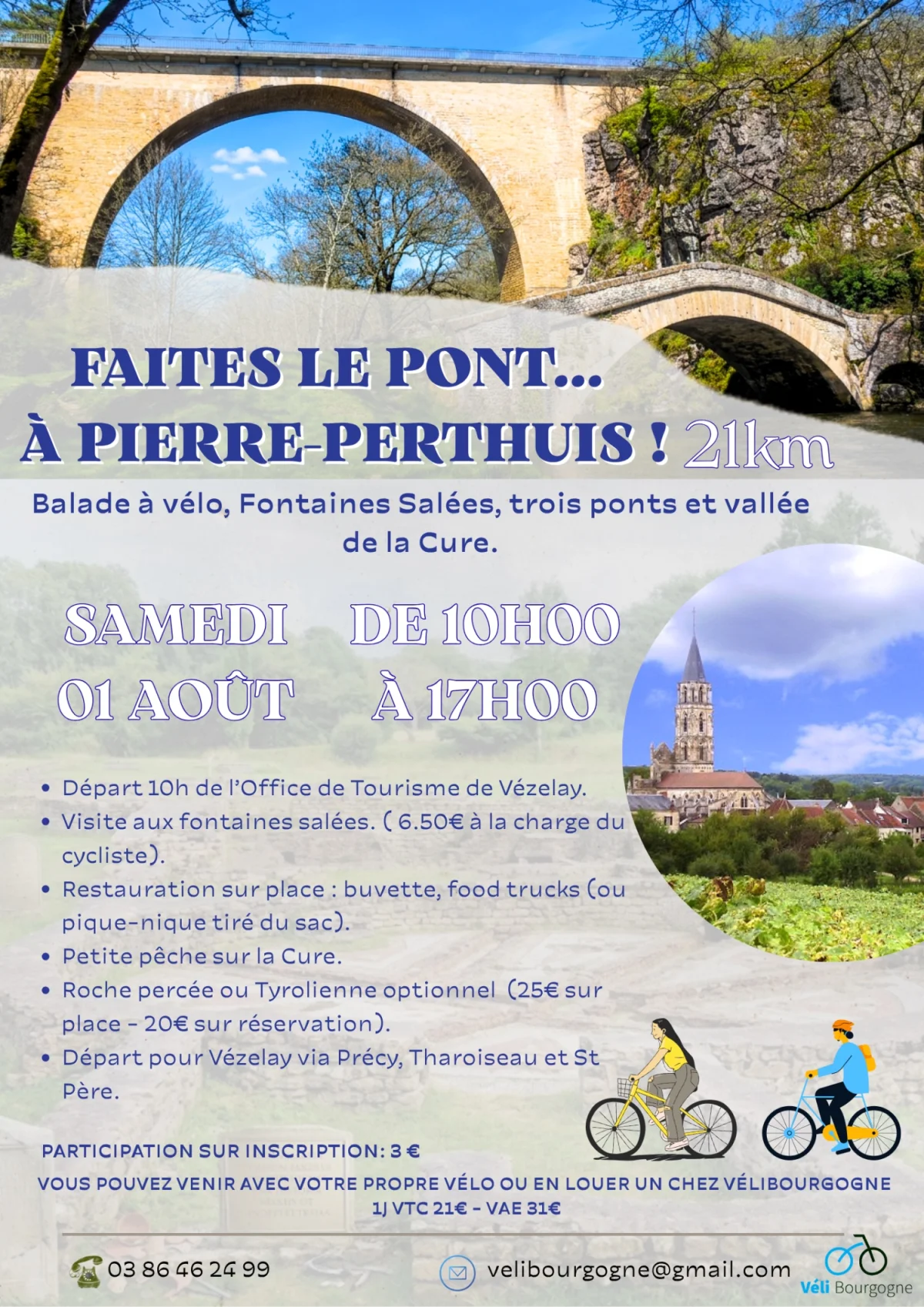 Faites le Pont ... À Pierre-Perthuis – Vézelay (8 rue Saint-Etienne) (affiche de l’événement)