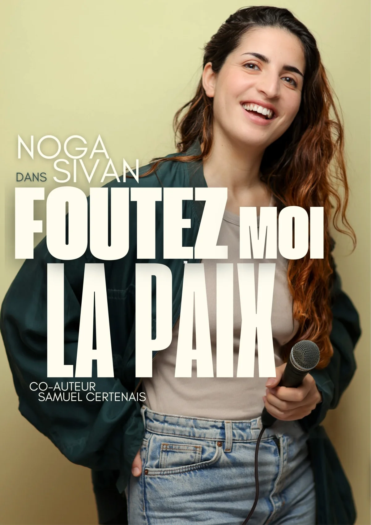 Foutez Moi La Paix / Noga Sivan – Auxerre (Théâtre La scène des quais) (affiche de l’événement)