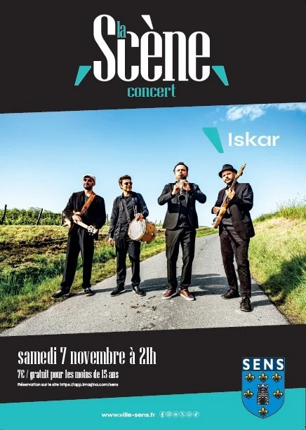 Iskar – Sens (La Scène) (affiche de l’événement)